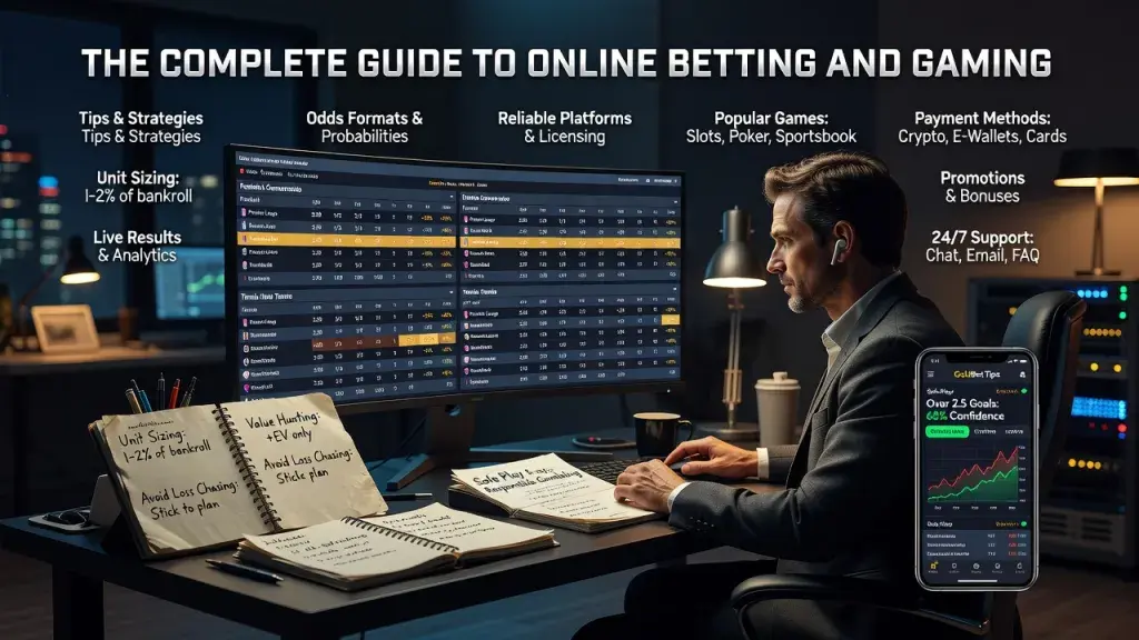 The Complete Guide to Online Betting and Gaming: Tips, Odds, Reliable Platforms, Popular Games, Safe Play, Payments, Promotions, Results, and Support
